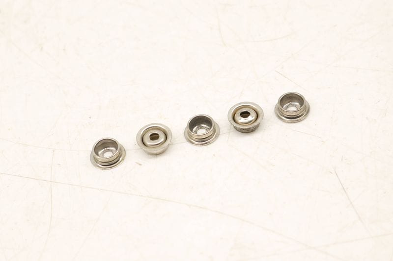Interior Push Button Snap / Fastener Set (5) 231067654 — Used (SKU 531992)