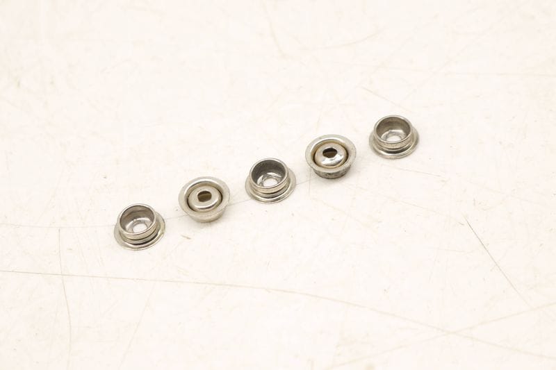 Interior Push Button Snap / Fastener Set (5) 231067654 — Used (SKU 531994)