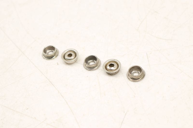 Interior Push Button Snap / Fastener Set (5) 231067654 — Used (SKU 531995)