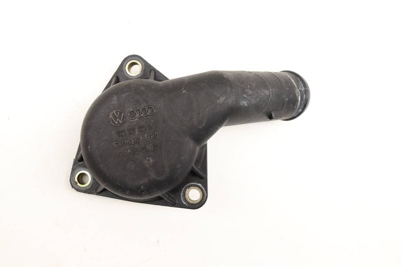 Radiator Coolant Thermostat Housing 021121121D — Used (SKU 605945)