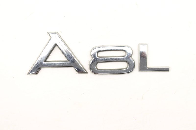 Trunk Emblem / Badge "A8L" 4E0853741A — Used (SKU 263954)
