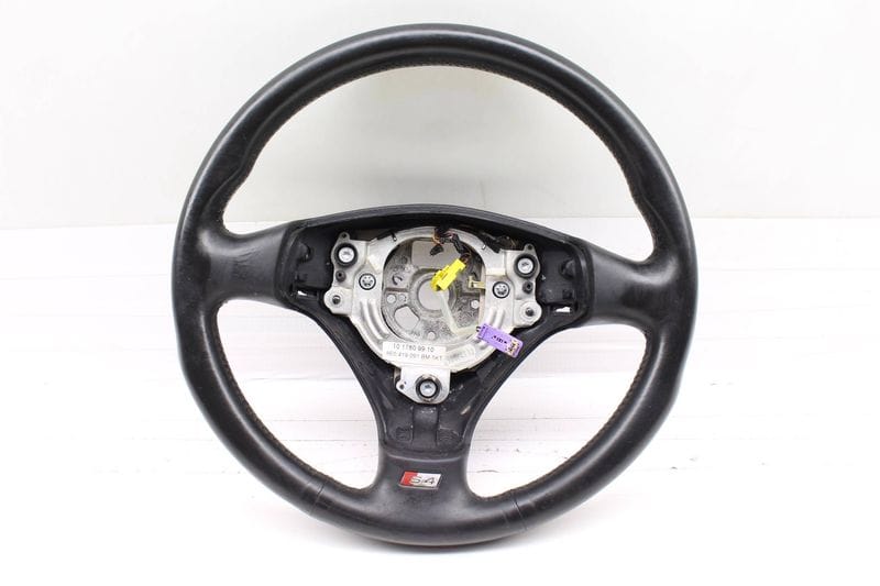 3-SPOKE Leather Sport Steering Wheel 8E0419091BM — Used (SKU 239443)