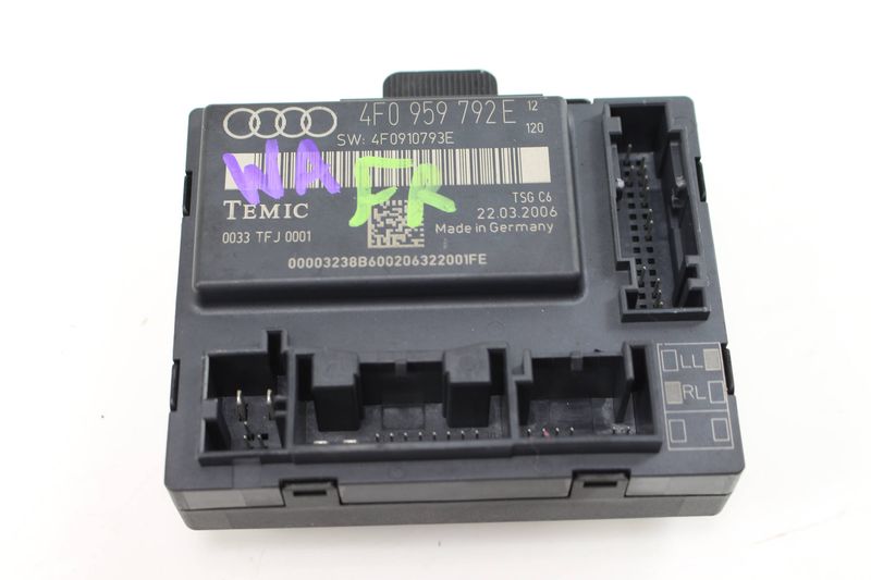 Door Control Module / Computer 4F0959792E — Used (SKU 229388)