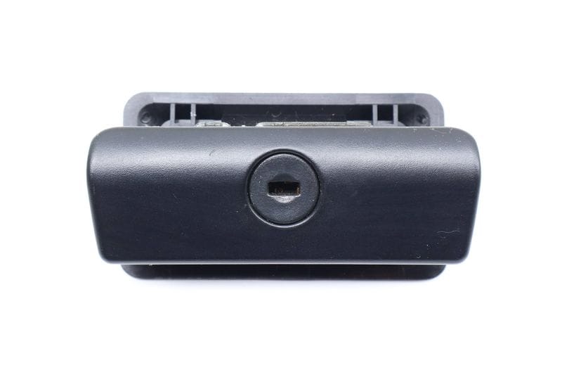 Glove Box Handle Latch / Lock Cylinder 51168163018 — Used (SKU 701689)