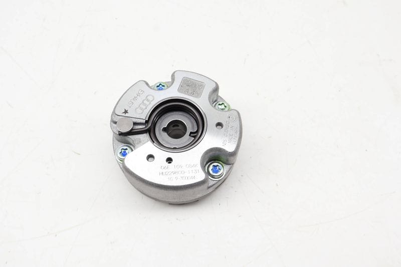 Exhaust Cam / Camshaft Adjuster Unit / Gear 06E109084K — Used (SKU 713212)