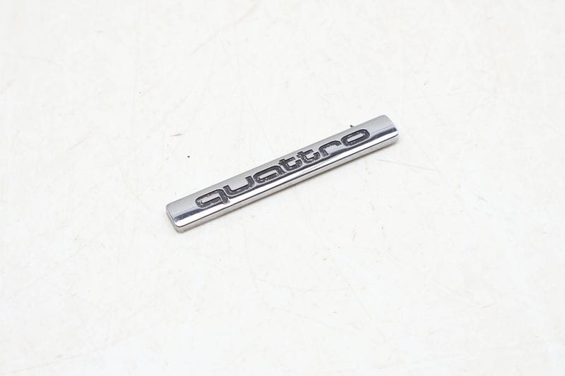 Trunk Emblem / Quattro Badge 8H0853737 — Used (SKU 645623)
