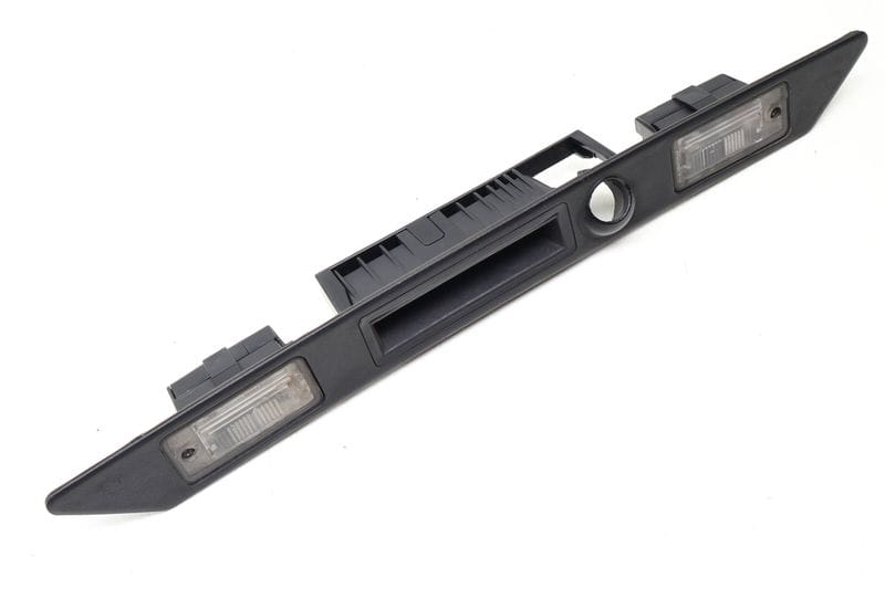 Trunk License Plate Light / Handle Assembly 8E0827574C — Used (SKU 652183)