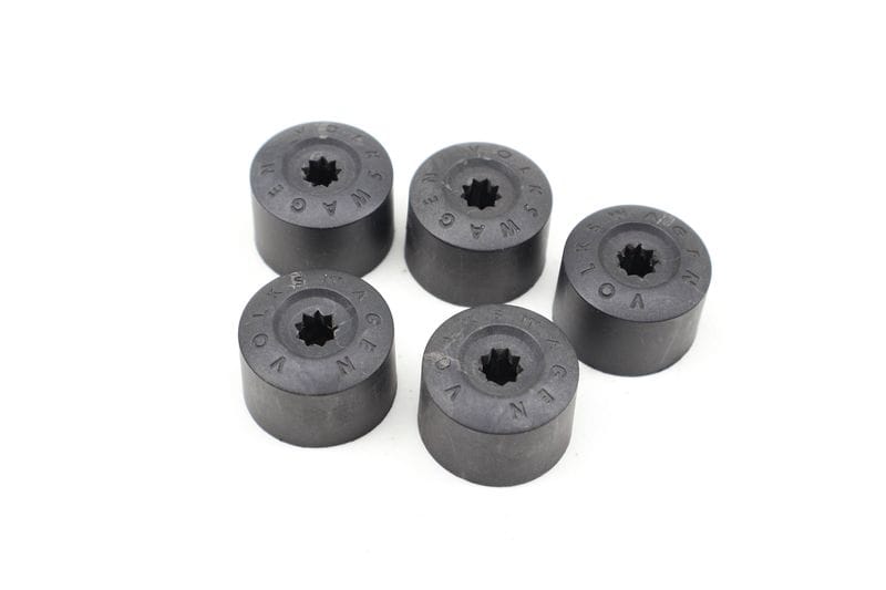 Lug Nut / Bolt Cover / Cap Set (5) 1K0601173 — Used (SKU 711339)