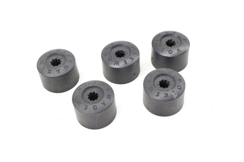 Lug Nut / Bolt Cover / Cap Set (5) 1K0601173 — Used (SKU 711340)
