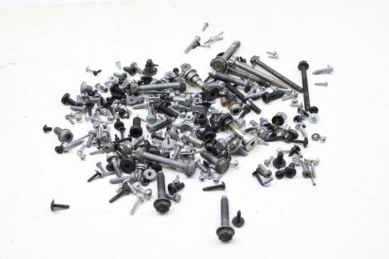Assorted Mixed Bolts, Nuts, Screws, Washers, Etc — Used (SKU 673501)