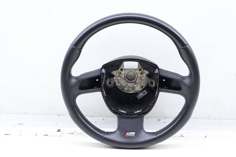 S-Line 3-SPOKE Steering Wheel 4F0419091DP — Used (SKU 649220)