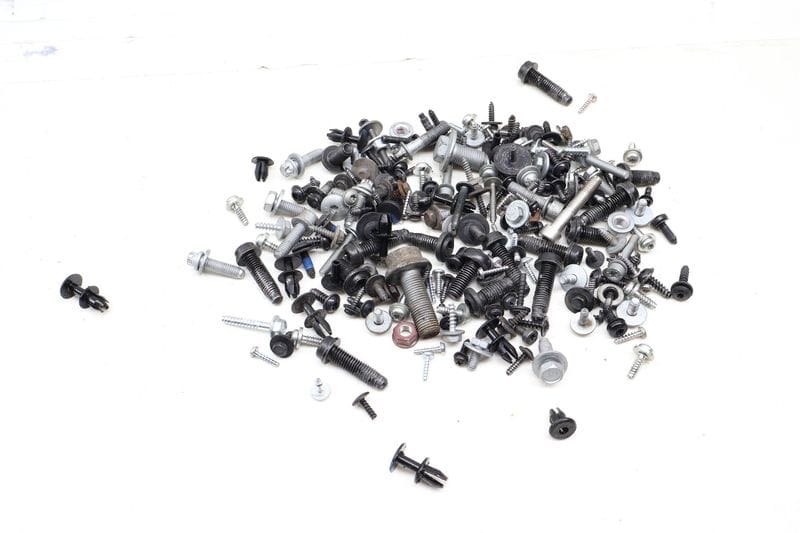 Assorted Mixed Bolts, Nuts, Screws, Washers, Etc — Used (SKU 674334)