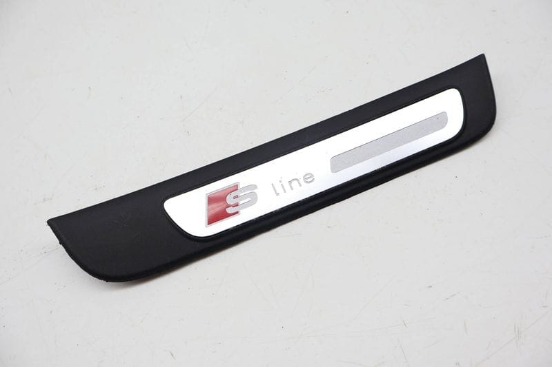 Door Sill Panel / Scuff Plate (S LINE) 8K0853376B — Used (SKU 724996)