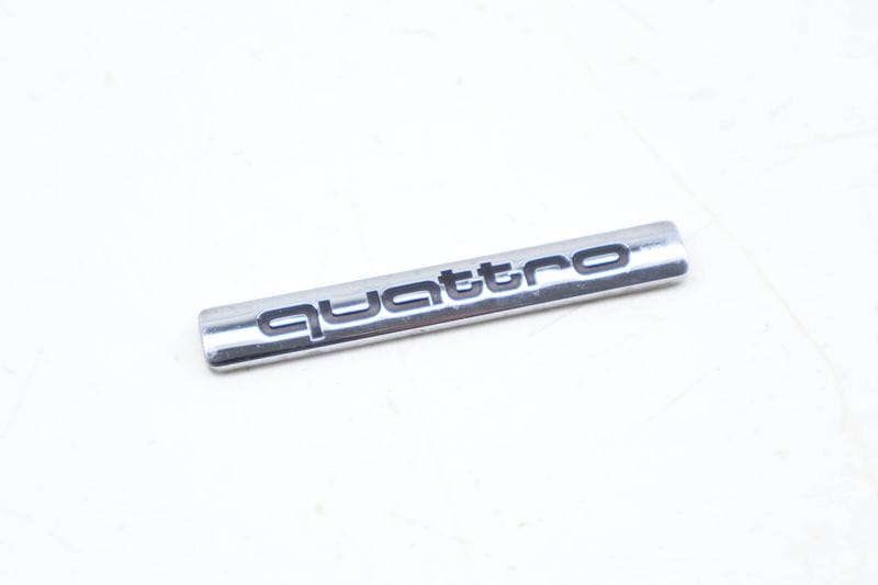 Trunk Emblem / Quattro Badge 8H0853737 — Used (SKU 689337)