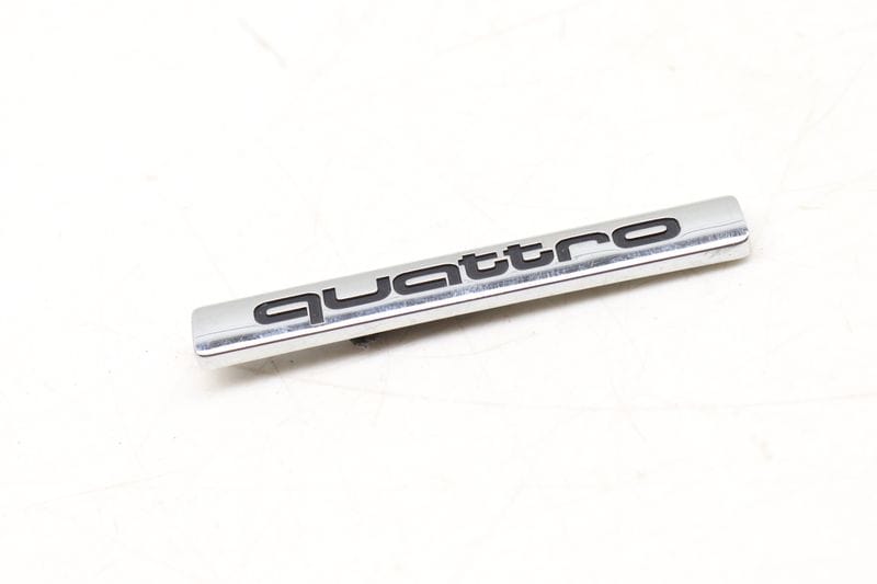 Trunk Emblem / Quattro Badge 8H0853737 — Used (SKU 458551)