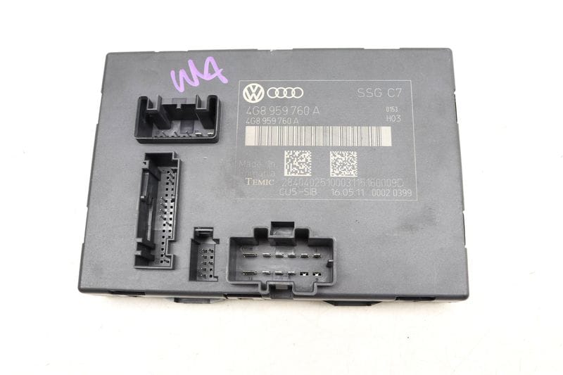Seat / Backrest Adjustment Control Module 4G8959760A — Used (SKU 511976)