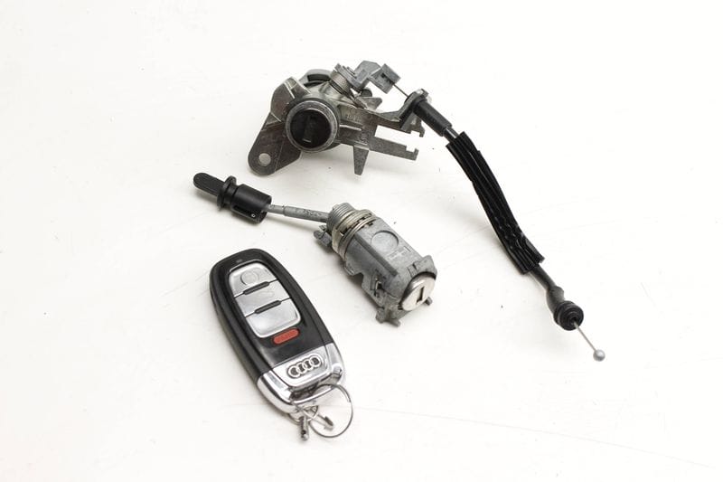 Lock Switch / Cylinder Set w/ Key 4H0898374S — Used (SKU 272450)