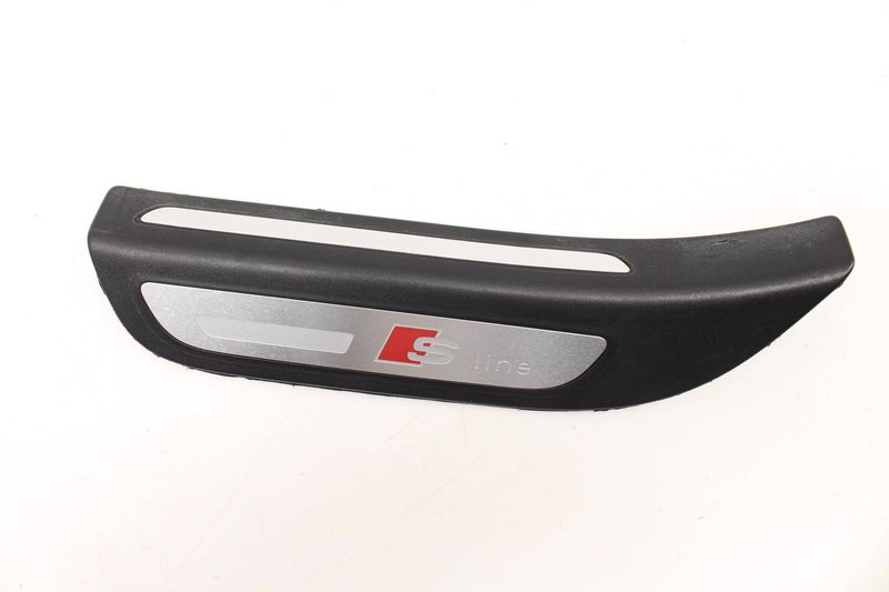 Door Sill Panel / Scuff Plate (S-LINE) 8R0853375C — Used (SKU 249213)