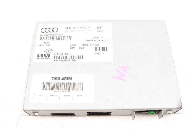 Sirius Satellite Radio Control Module 8E0035593P — Used (SKU 508003)