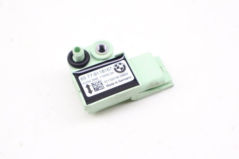 Door Impact / Airbag Crash Sensor 65779118167 — Used (SKU 698823)