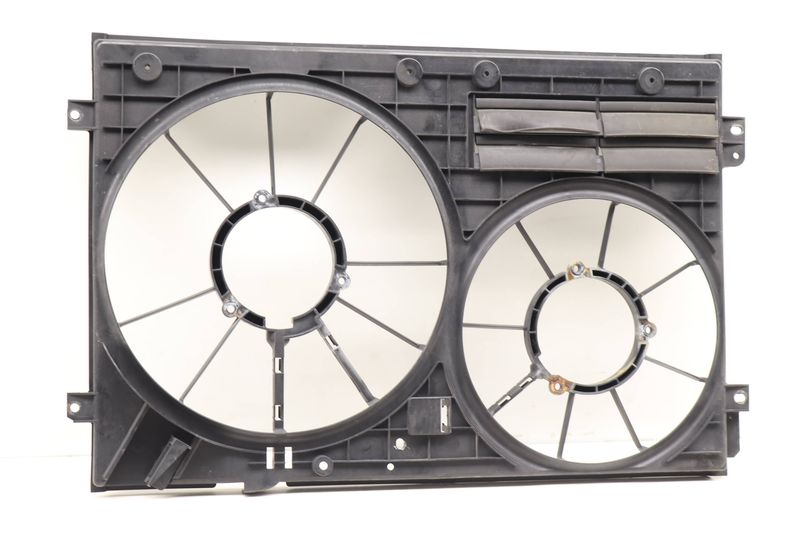 Radiator Dual Fan Cowl / Housing 1K0121205AD — Used (SKU 481887)