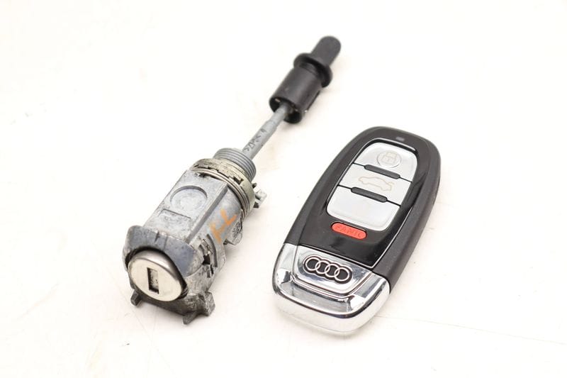 Lock Switch / Cylinder Set w/ Key 4H0898374S — Used (SKU 498581)