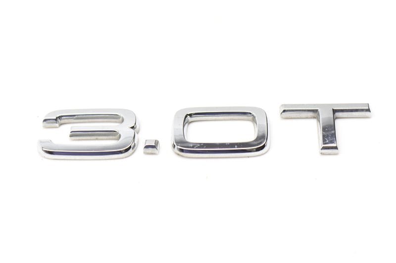 Trunk Emblem / Badge (3.0T) 4H0853743C — Used (SKU 559998)