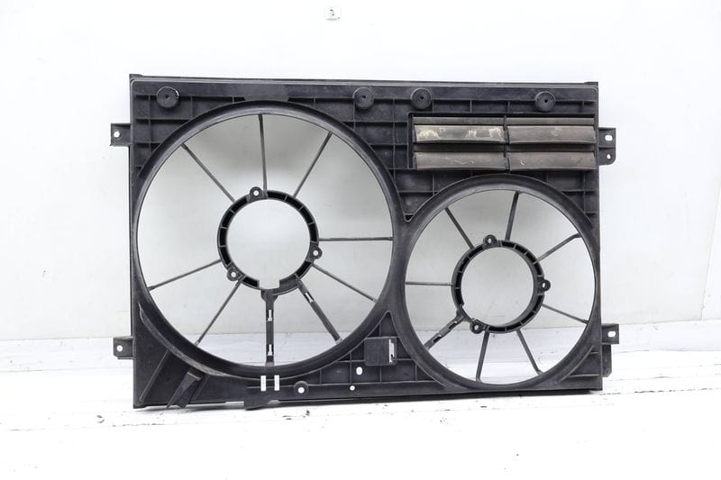Radiator Dual Fan Cowl / Housing 1K0121205AD — Used (SKU 718751)