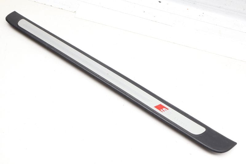Door Sill Panel / Scuff Plate (S LINE) 8K0853373B — Used (SKU 732115)
