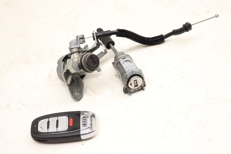 Lock Switch / Cylinder Set w/ Key 4H0898374S — Used (SKU 541002)