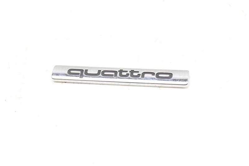 Trunk Emblem / Badge (QUATTRO) 4H0853737 — Used (SKU 544127)
