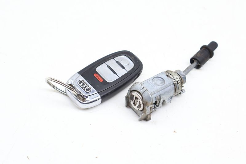 Lock Switch / Cylinder Set w/ Key 8T0898374BA — Used (SKU 693805)