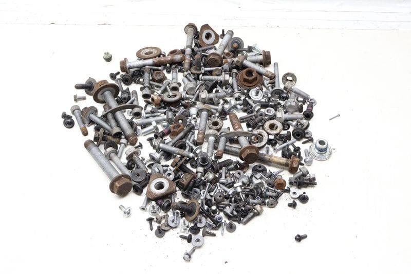 Assorted Mixed Bolts, Nuts, Screws, Washers, Etc — Used (SKU 680901)