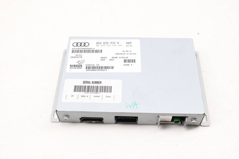 Sirius Satellite Radio Control Module 8E0035593R — Used (SKU 620902)