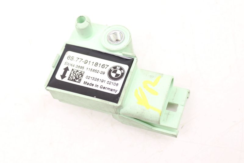 Door Impact / Airbag Crash Sensor 65779118167 — Used (SKU 472097)