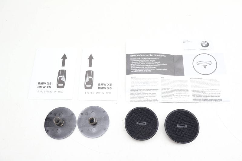 Carpet Floor Mat Fastener / Mount Set (4) 51479171368 — Used (SKU 638546)
