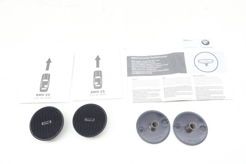 Carpet Floor Mat Fastener / Mount Set (4) 51479171368 — Used (SKU 638547)