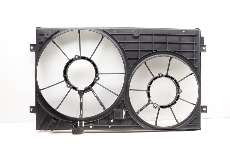 Radiator Dual Fan Cowl / Housing 1K0121207BB — Used (SKU 509840)