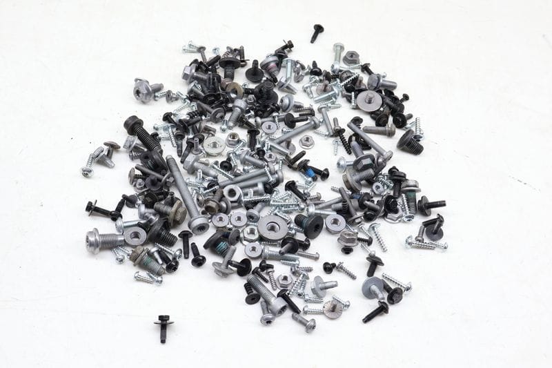 Assorted Mixed Bolts, Nuts, Screws, Washers, Etc — Used (SKU 674774)
