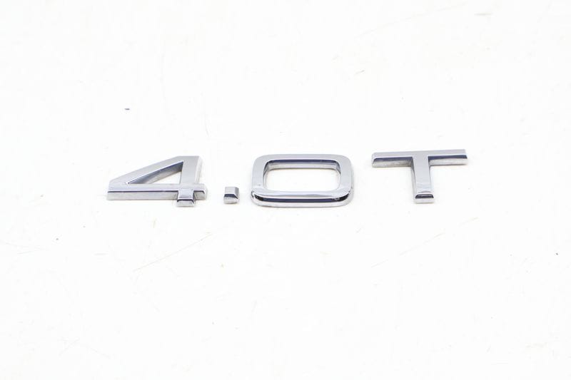 Trunk Emblem / Badge (4.0T) 4H0853743G — Used (SKU 665189)