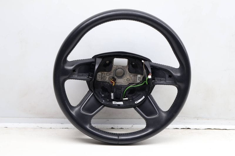 4-SPOKE Heated Leather Steering Wheel 4L0419091AE — Used (SKU 609737)