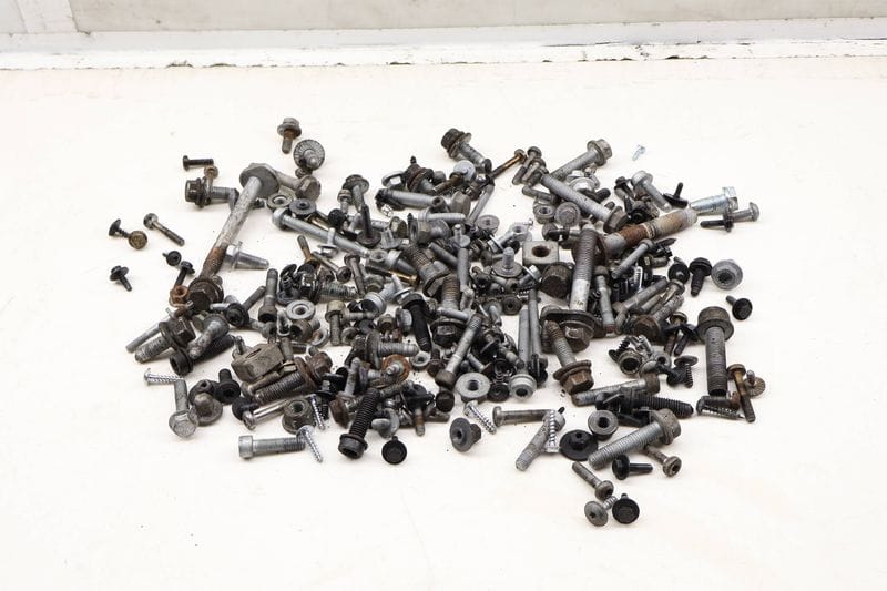 Assorted Mixed Bolts, Nuts, Screws, Washers, Etc — Used (SKU 613882)