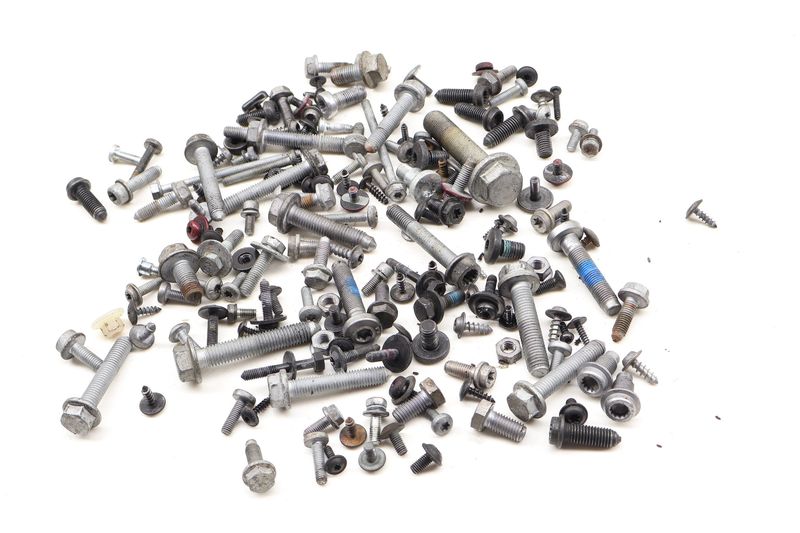 Assorted Mixed Bolts, Nuts, Screws, Washers, Etc — Used (SKU 618844)