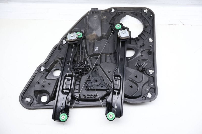 Door Window Regulator / Carrier Assembly 7P6839755A — Used (SKU 713794)