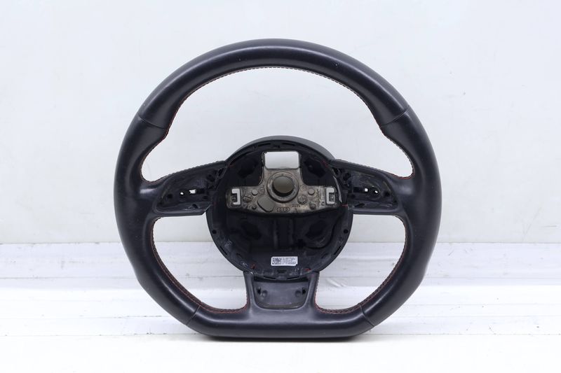 3-SPOKE Sport Steering Wheel (FLAT BOTTOM) 8K0419091CK — Used (SKU 695073)