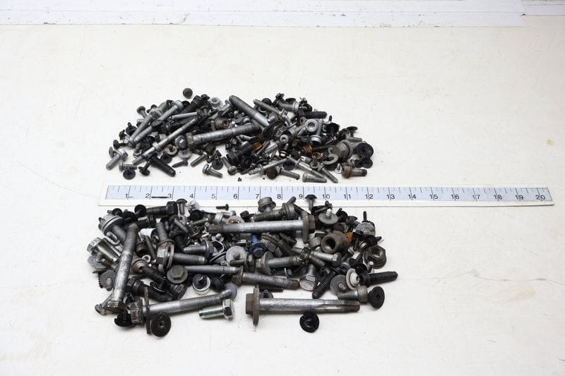 Assorted Mixed Bolts, Nuts, Screws, Washers, Etc — Used (SKU 695462)