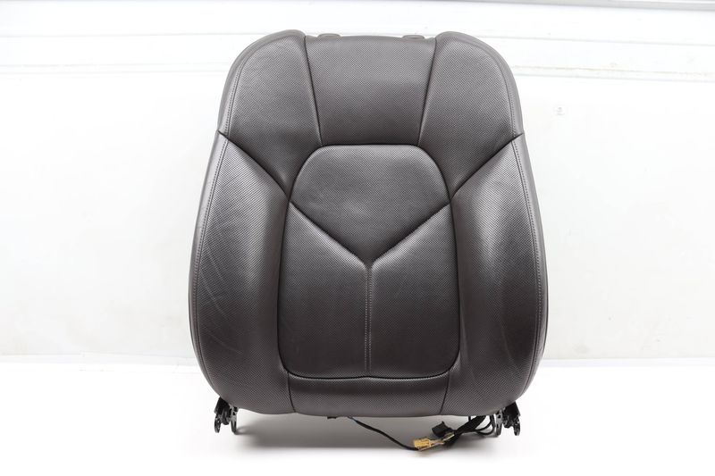 Upper Seat Backrest Cushion Assembly (LEATHER) 95B881805C — Used (SKU 558186)