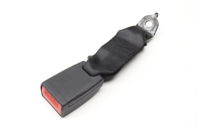 Center Seat Belt Buckle / Receiver 95B857740 — Used (SKU 558312)