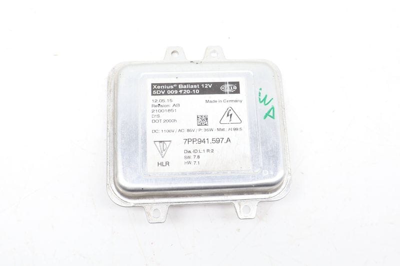 HID Xenon Headlight Control Unit / Ballast 7PP941597A — Used (SKU 673247)