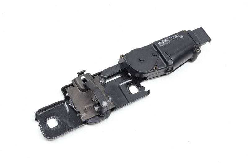 Trunk Latch Striker Plate / Motor 4H0827383A — Used (SKU 666521)